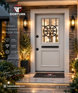 Model – Beyaz Klasik Camlı Kapı
